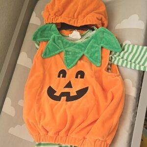Target Kids Pumpkin Costume - Orange and Green